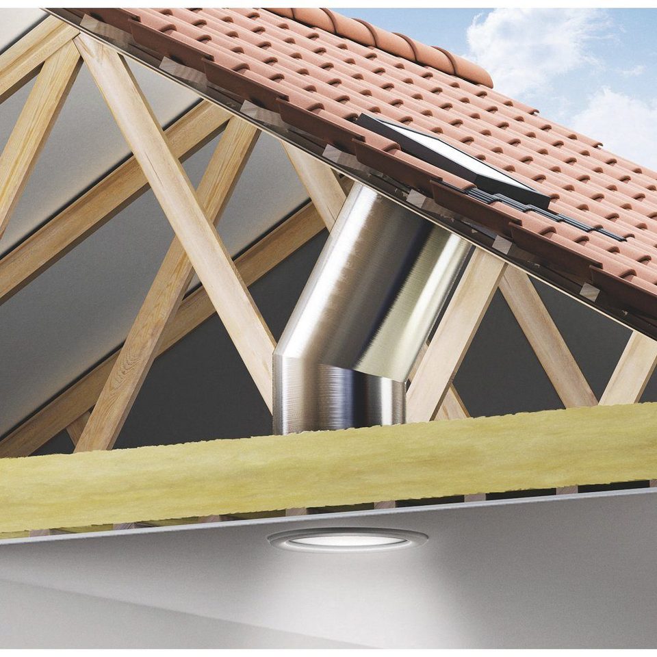 תעלת אור VELUX — התקנה על הגג